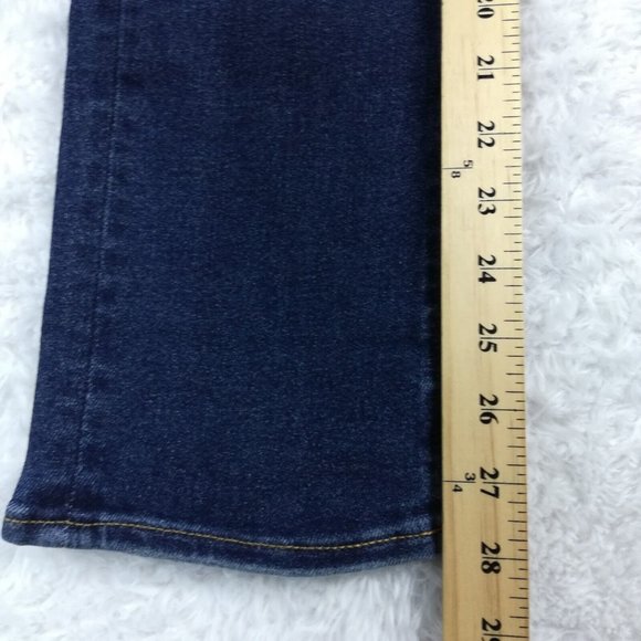 Serra Retreat Womens Jeans Straight Leg Blue Denim Dark Wash High Rise 0 New - Picture 5 of 14